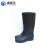 沸耐笙 FNS-33414 PVC雨鞋高帮农田水鞋工作鞋 黑色43 1双