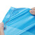 冰禹 BYjj-145 垃圾分类加厚垃圾袋 彩色大号干湿垃圾分类袋 彩色塑料平口袋 蓝色80*100（50个）