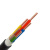 华美电线电缆 NH-YJV5*2.5平方国标铜芯耐火交联电力电缆5芯护套硬电缆线 1米