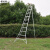 果园采摘修剪梯铝合金三脚梯子园艺人字梯园林专用三角梯绿化剪枝 10步-3.41米-单支撑杆