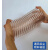 探福TANFU((内径63mm)壁厚1.5mm)10米长加厚PU聚氨酯钢丝波纹软管耐磨工业排风耐高温风管透明机床备件P1426