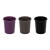 兰诗LAUTEE 塑料茶台废水桶 FW1282 黑色小号圆形 垃圾桶过滤桶茶渣桶