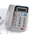 定制C168座式电话机 办公室有线固定座机单机来电显示免电池 中诺C258白色