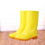 钢米 雨鞋男士水鞋雨靴防滑防水水靴 中筒单层 (单位：双) 39 黄色