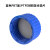 GL45蓝盖试剂瓶盖实心盖PBT材质耐温180度顶空开孔盖红色丝口瓶盖 蓝色盖/PTFE硅胶复合垫