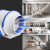 上玺（SHANGXI）上玺排气扇管道增压风机厨房抽油烟风机卫生间强 4寸单速插头款-白蓝色