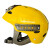 水趣（WaterFun） 水趣WaterFun 户外漂流头盔轻薄救援登山骑行可调节安全帽护耳 升级款半盔带导轨-黄色（有标）