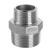海斯迪克 304不锈钢异径外丝直接变径大小接头 1-1/4*3/4 HKCL-832