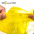 威佳黄色医疗垃圾袋100只30L医院诊所用医废平口垃圾袋 60*70cm3丝
