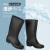 英玛仕（ENGMARSS）劳保雨鞋高筒防滑耐磨雨靴防水雨鞋 黑色 43码