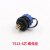 防水航空插头TS13 2孔3 4 5 6 7针9芯SP13螺母插座工业连接器IP68 TS13-6芯 螺母座(蓝色)