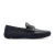菲拉格慕（Ferragamo）皮鞋 新款男士经典马蹄扣休闲皮鞋乐福鞋 0754918 深蓝色 5.5