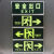 夜光荧光消防安全出口安全通道应急指示提示牌标识牌标牌地贴墙贴 指右地贴