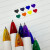 日本ZEBRA斑马中性笔C-JJ6白色杆按动虹彩笔学生考试速干刷题笔红笔彩色手帐水笔0.5mm 1支蓝笔+5支蓝色笔芯