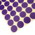 海斯迪克 gnjz-1322 彩色不干胶圆点标签贴纸 分类记号贴 25mm紫色（600贴）