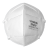 太行优护TH2510防油性颗粒物口罩 KN95防雾霾防工业粉尘白色3D立体式折叠口罩 头戴式 双片小包装（50个/盒）