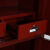 富都华创 保密柜 通体国保指纹密码锁 加厚钢制转印红木纹保密柜文件保管箱