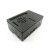 4代外壳RaspberryPi3代b散热壳可安装散热片3.5屏风扇 黑色散热片 4B