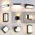 北欧壁灯LED现代简约户外门柱灯室内室外墙灯别墅酒店阳台走廊庭 x007款-黑色-15w 白光