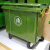 大型户外垃圾桶商用挂车大容量环卫桶市政大容量垃圾箱带盖 240L脚踏款 绿色
