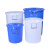 卫洋 WYS-185大号圆桶塑料水桶蓄水桶60L 带盖加厚储水桶 酒店厨房工业环卫物业垃圾桶 发酵桶容器