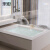 果敢 双人别墅酒店亚克力嵌入式深浴缸家用网红情侣1.5米711浴缸 白色浴缸+银色下水溢水 1.5m