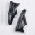 M&GOF曼高夫男鞋夏季牛休闲皮鞋透气舒适都市简约男皮鞋 M69929B 黑色 39
