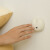 MUIDBunny Doorbell 兔子门铃 家用无线趣味呼叫器 入户提醒 米白  White