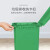 分类脚踏垃圾桶新国标加厚塑料垃圾箱户外大号工业商用环卫 红色68L