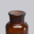 大广口瓶透明实验室化工采样石油瓶小口磨口样品瓶试剂瓶玻璃棕色 60ml棕色小口
