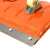 卫洋WYS-1092 橘色带轮金属板推雪铲铲头 物业保洁清洁工具配件除雪铲头