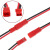 JST对插线 2P连接线 D公母插头 2Pin 红黑色 单头线长10/20CM 公+母 各10cm硅胶线20号(2对
