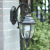 定制户外壁灯防水阳台走廊露台欧式美式室外花园复古外墙壁灯 黑色5W LED