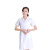雨林军 白大褂 夏季薄款白大褂短袖 女护士修身款短袖 单位：件 165~M 