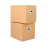 汇采 纸皮箱 5层超硬瓦楞纸板箱子 塑料扣搬家纸箱 包装箱快递打包箱 50cmx40cmx40cm