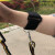 定制尼龙安全绳高空作业工具防坠落安全绳工具防坠绳高空防脱手绳 黑色带护腕款