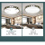 花乐集客厅灯简约现代家用大气2024新中式灯具长方形餐厅卧室LED吸顶灯 富贵吉祥40cm白光