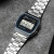 卡西欧（CASIO） 学生运动电子表经典复古款方块男款不锈钢石英手表开学推荐送礼 A158WA-1