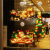 北原野子圣诞灯窗贴挂灯圣诞节装饰灯橱窗店铺LED吸盘灯小彩灯