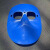 定制适用于电焊眼镜焊工专用玻璃镜片墨镜气焊氩氩弧焊防护镜209 蓝色PC面罩一张