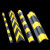 交通标志柱停安全保护橡胶轮廓停车位防撞标条车库包墙边护角圆角 60CM直护角/1KG