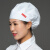 礼丝汀厨师帽女可调节做饭防油烟卫生护士工作厨师帽子防掉发美容帽子冬 白色 09纯色 可调节