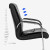 电脑椅 弓形会议椅椅子培训室黑色皮椅 弓架椅BT-5107