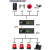 海奈 开关量光端机 1路单向开关量 开关量转光纤红外对射/周界报警/烟感报警/信号报警 FC接口 1对 HN-1SWFC