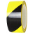 稳斯坦 W7783 PVC警示胶带地贴 5S6S定位斑马线胶带黑黄地板划线胶带 60mm*33m