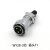 威浦防水航空插头插座WY28-2-3-4-7-10-12-16-17-20-24-26芯TI/ZG WY28-3芯 插头TI