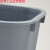 适用 厨房垃圾桶无盖大号餐厅塑料办公卫生间商用长方形 25升灰色垃圾桶 弹盖