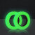 共泰 夜光胶带夜间自发光绿色蓄光警示胶带楼梯防滑荧光粘带 12mm*10米