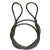 牛人 插编钢丝绳 双扣纯手工编织起重吊装吊索具编头子钢丝绳 吊0.8吨10-4米一根 