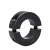 科能芯 钢制发黑分离固定环光轴夹紧锁紧环轴套轴承开口限位环定位圈（定制） 内径28外径48厚度15 